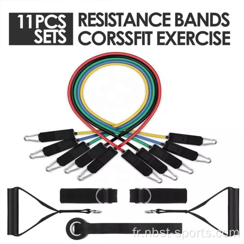 Ceinture de résistance à la tension de la corde de tension en latex de fitness